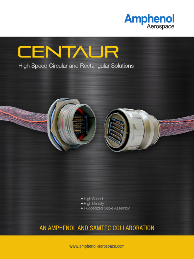 High-Speed Ruggedized Cable Assemblies | PDF | Electrical Connector ...