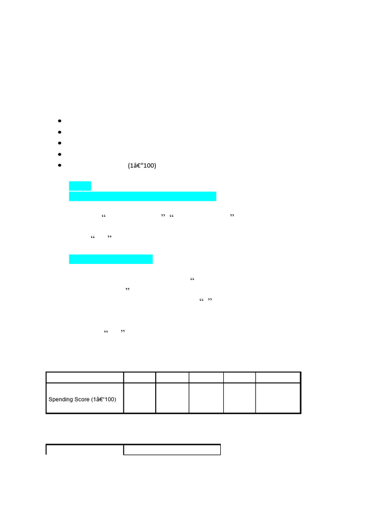 Customer Segmentation via K-Means | PDF | Standard Score | Market ...