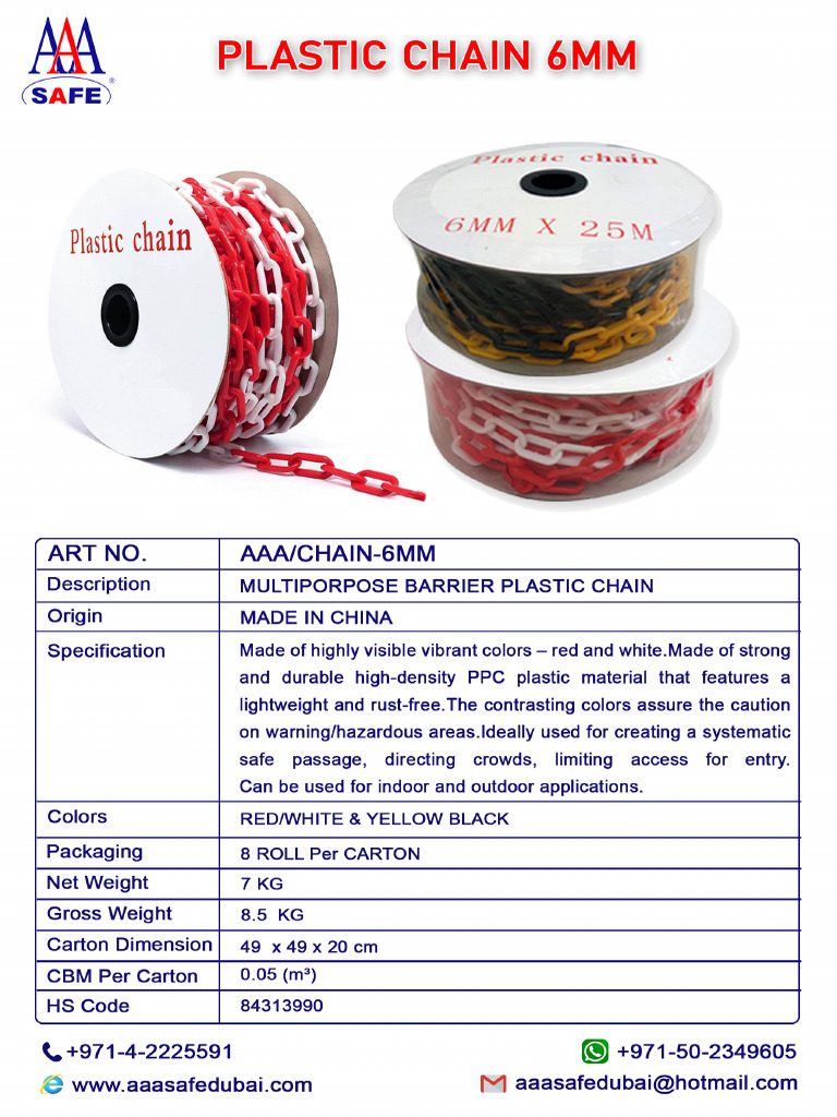 Plastic Chain 6MM | PDF