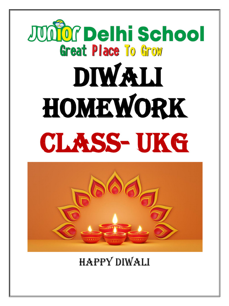 Diwali Homework Pdf