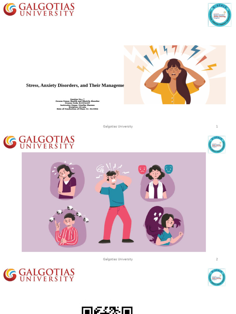 Stress and Anxiety Disorders | PDF | Anxiety | Anxiety Disorder