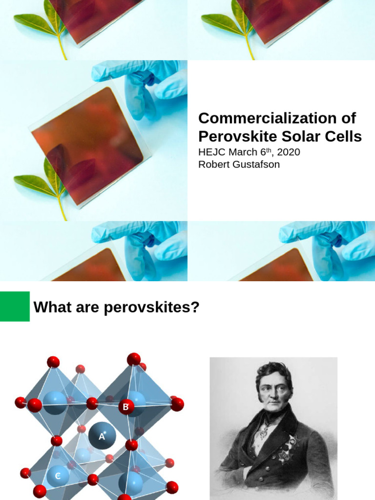 Perovskite Solar Cells Commercialization Insights | PDF | Photovoltaics ...