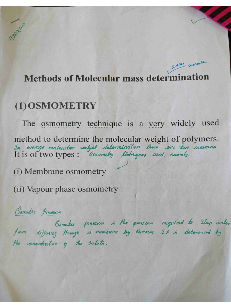 Macromolecules Notes | PDF