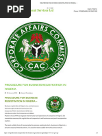 SCUML Registration Requirements in Nigeria | PDF | Private Law | Business