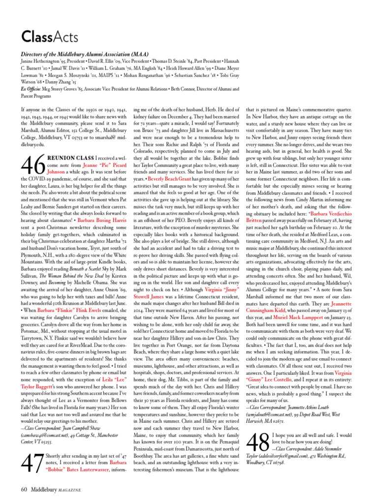 A10 IV MiddMag Class Notes 2020 Summer | PDF
