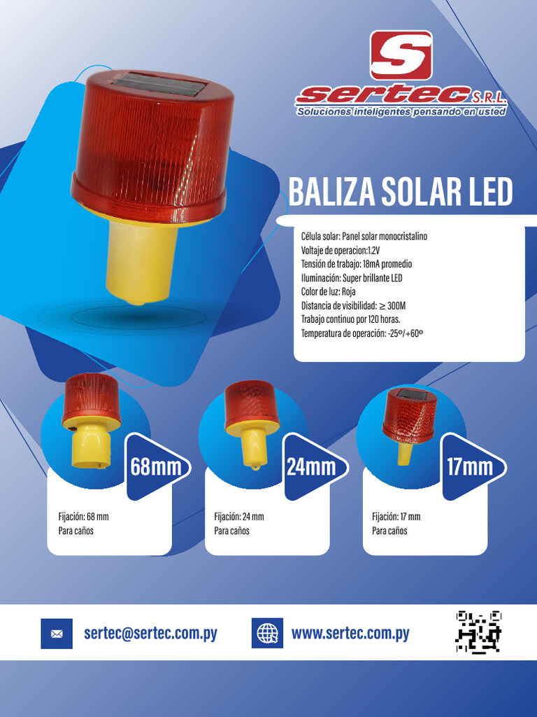 Ficha Tecnica Balizas - SERTEC | PDF