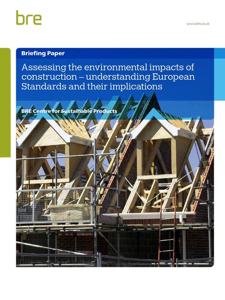 Environmental Impact of Construction Standards | PDF | Life Cycle ...