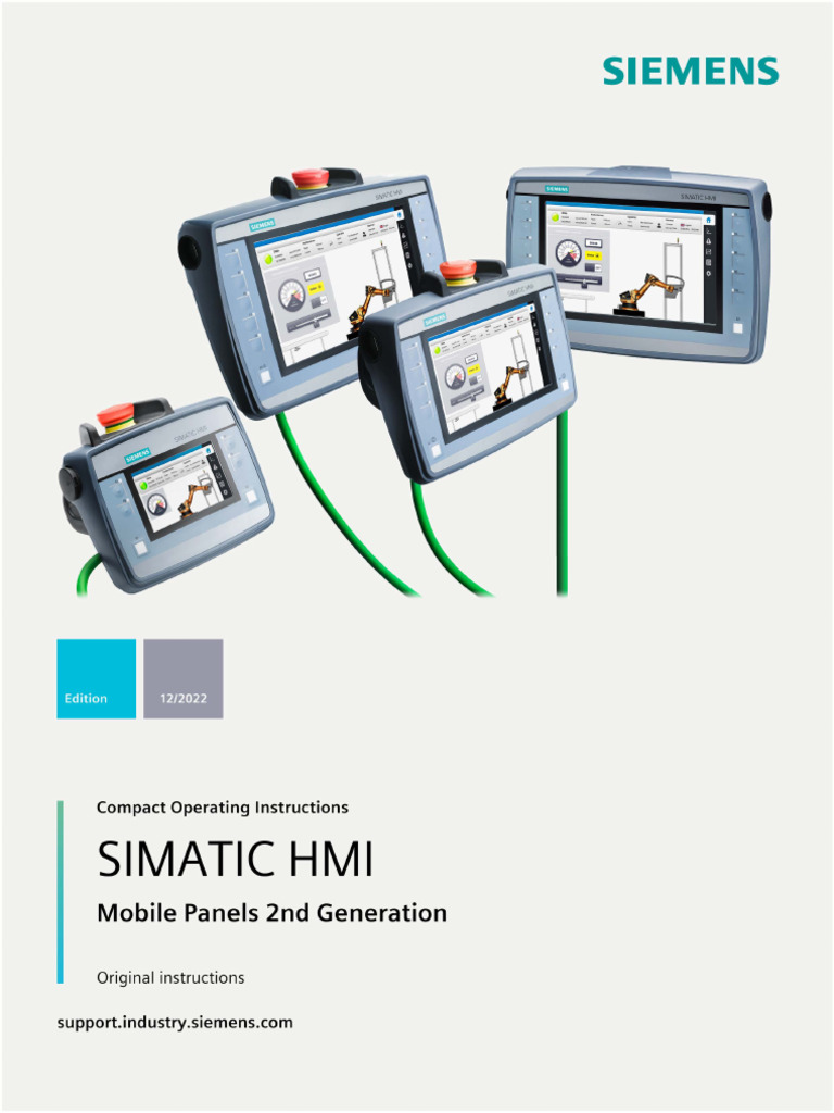Hmi Mobile Panels 2nd Generation Compact Operating Instructions en-US | PDF