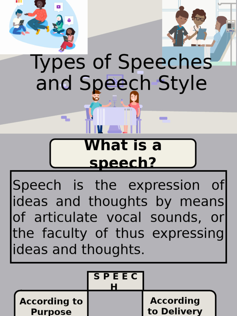 Types and Styles of Speech | PDF | Speech | Learning