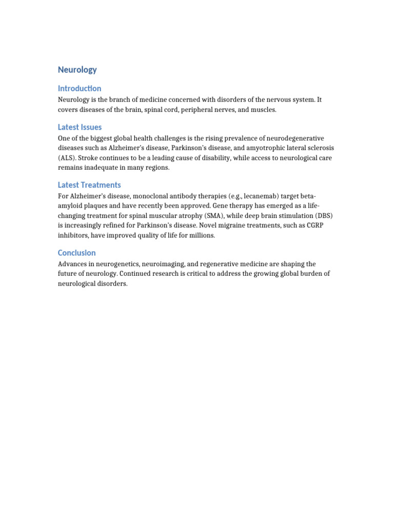 Neurology FullPage | PDF