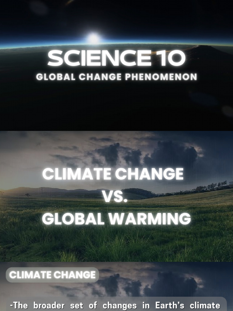 Global Climate Change Phenomenon Grade 10 | PDF