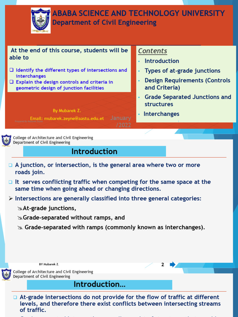 7.introduction To Intersections and Interchanges | PDF | Interchange ...