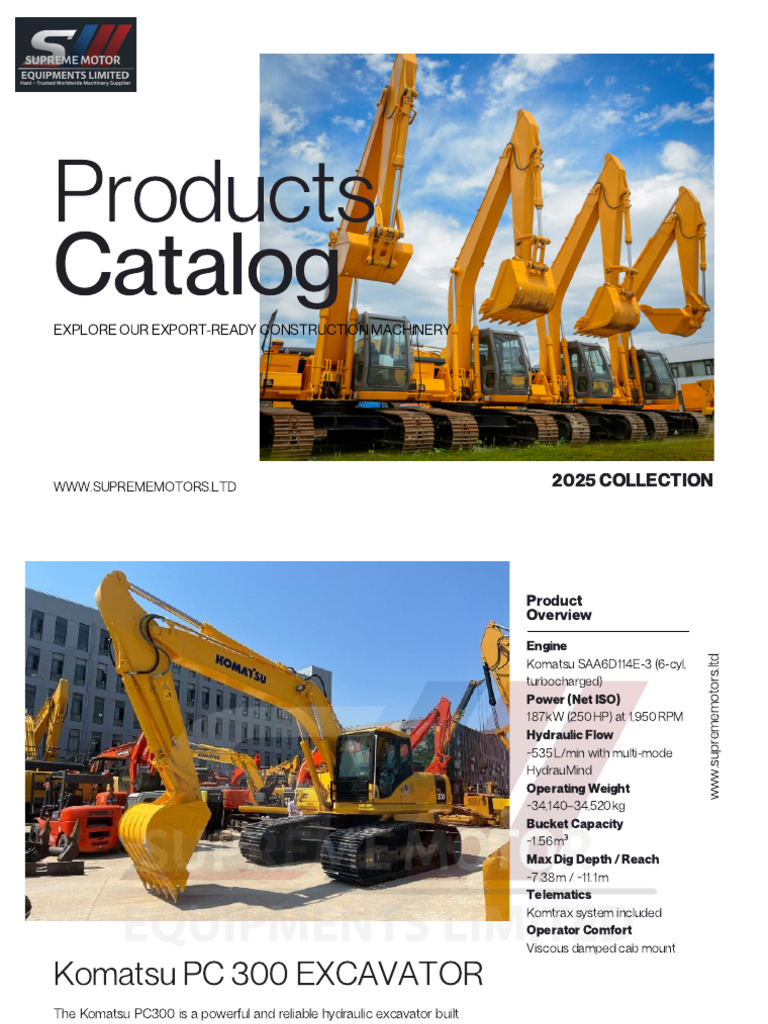 2025 Construction Machinery Catalog | PDF | Motor Vehicle | Vehicles