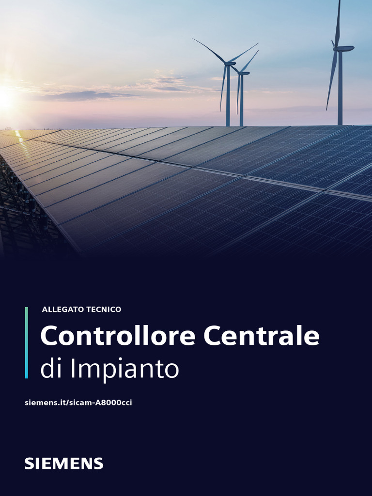 Allegato Tecnico SICAM A8000 CCI | PDF