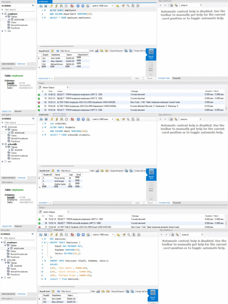 SQL Database Management Overview | PDF | Information Technology ...