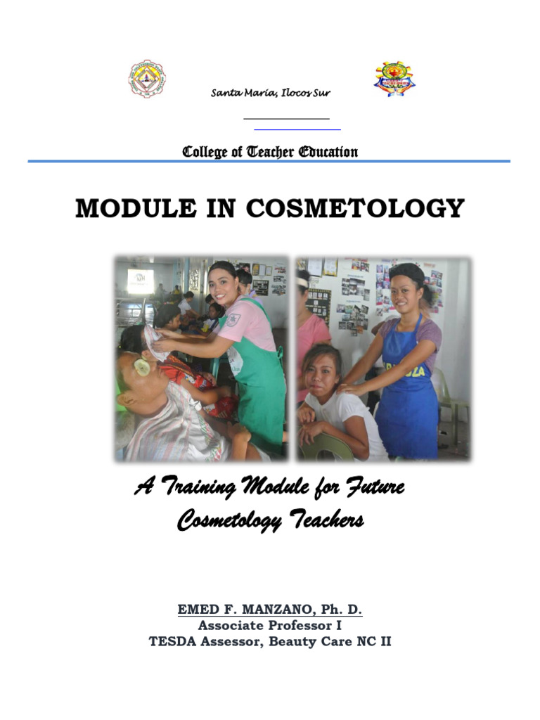 Cosmetology Teaching Module Guide | PDF | Pimple | Massage