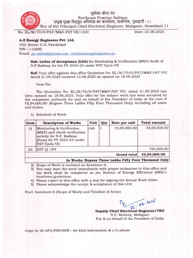 NFR Loa M&V Pat Cycle Vii | PDF