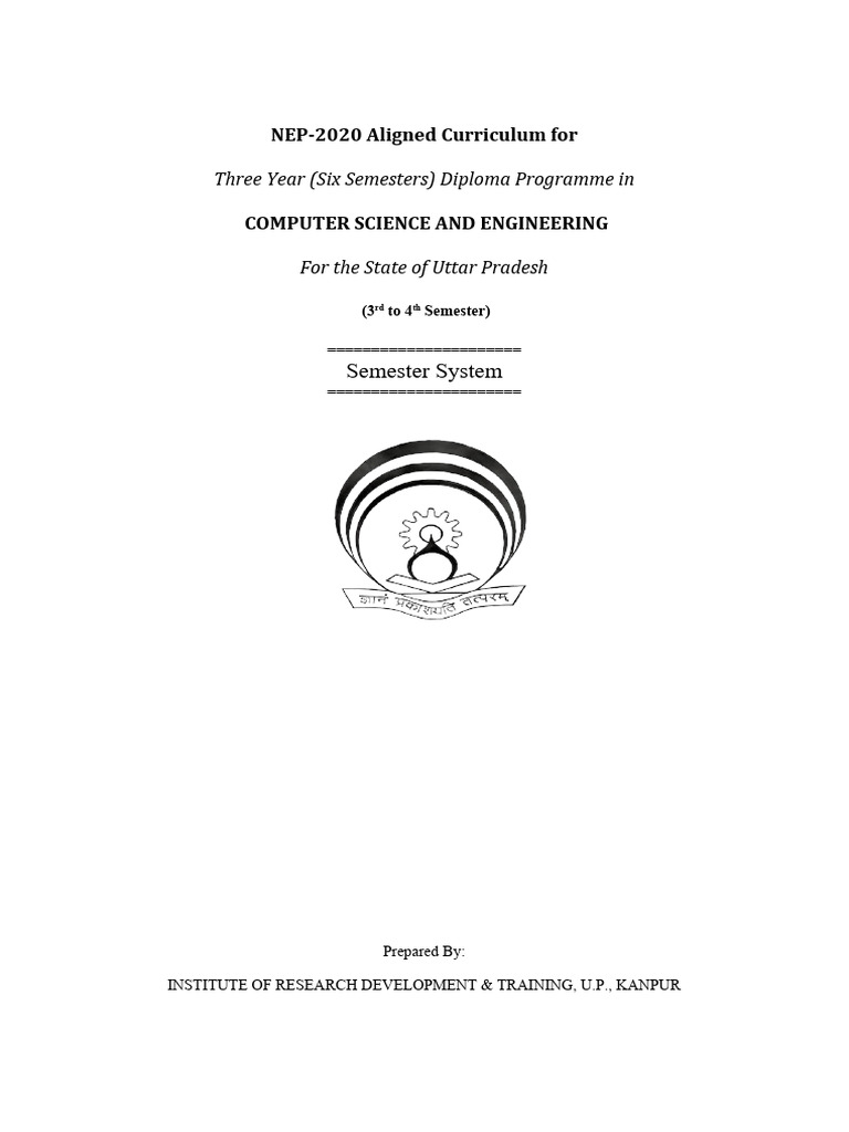 NEP-2020 Diploma in Computer Engineering | PDF | Computer Network | Html