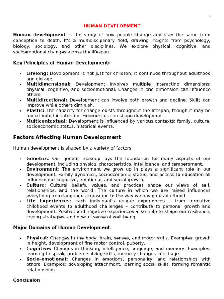 Human and Child Development Insights | PDF | Adolescence | Child ...