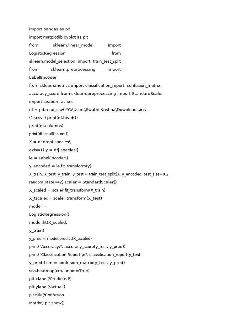 Logistic Regression Pdf