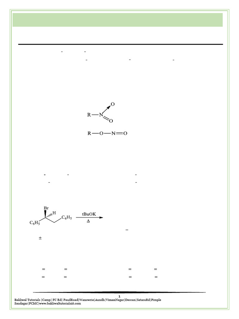 Bakliwal Tutorials Chemistry Test 2022 | PDF | Iron | Chemical Compounds