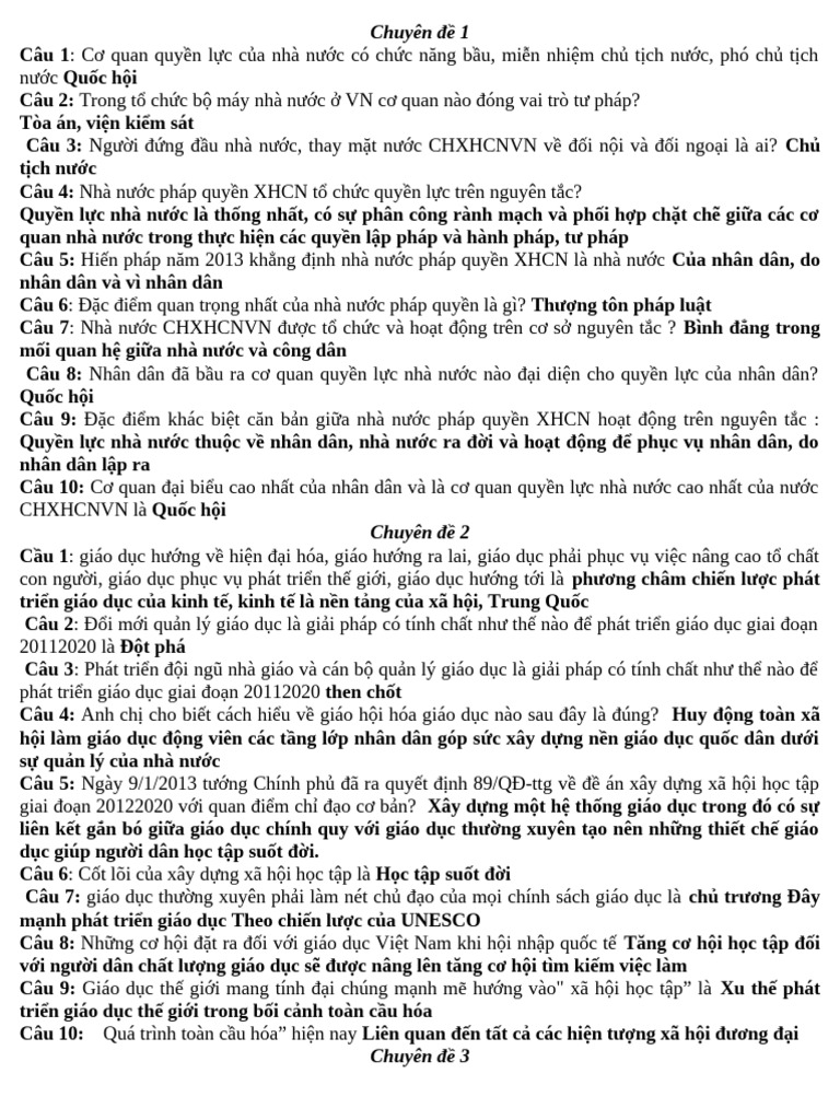 Đáp Án Thi H NG 2 | PDF