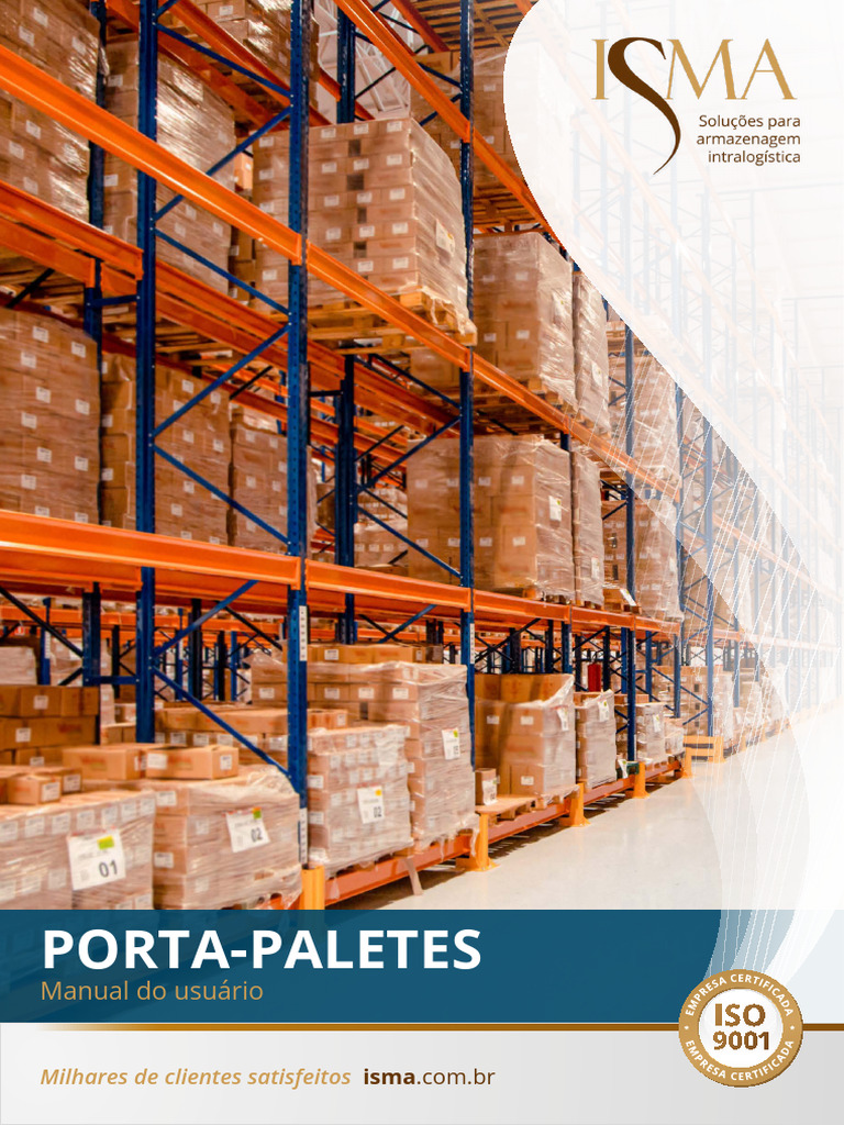 Manual do Usuário: Porta-Paletes ISMA | PDF | Desperdício | Corrosão