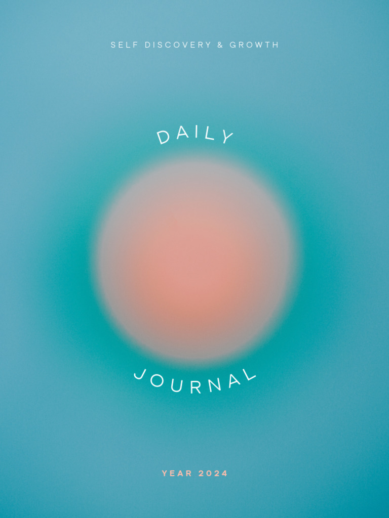 Blue Abstract Gradient Daily Journal | PDF