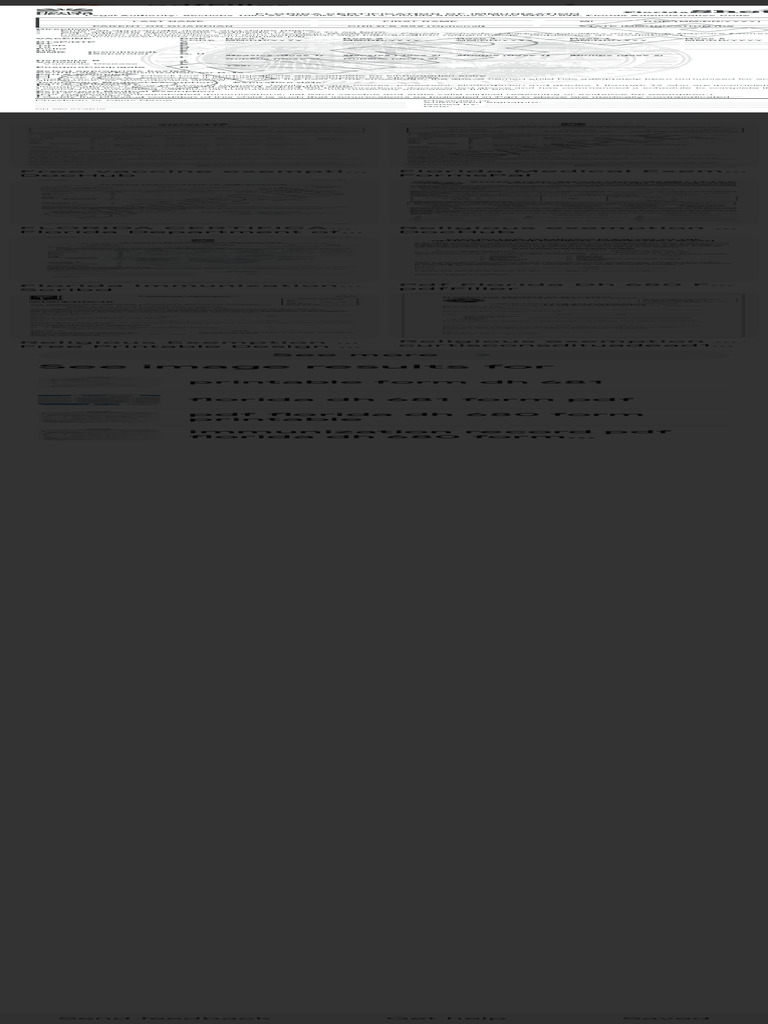 Florida DH 681 Religious Exemption Form | PDF