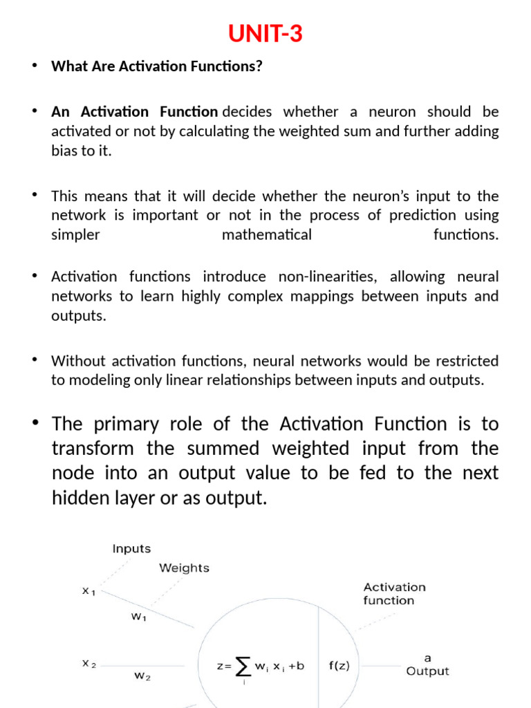 Understanding Activation Functions in Neural Networks | PDF | Nonlinear ...