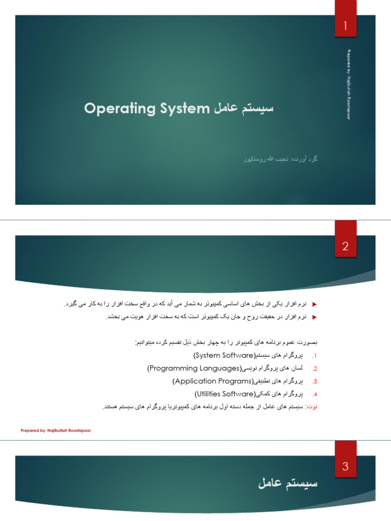 Operating System سیستم عامل | PDF