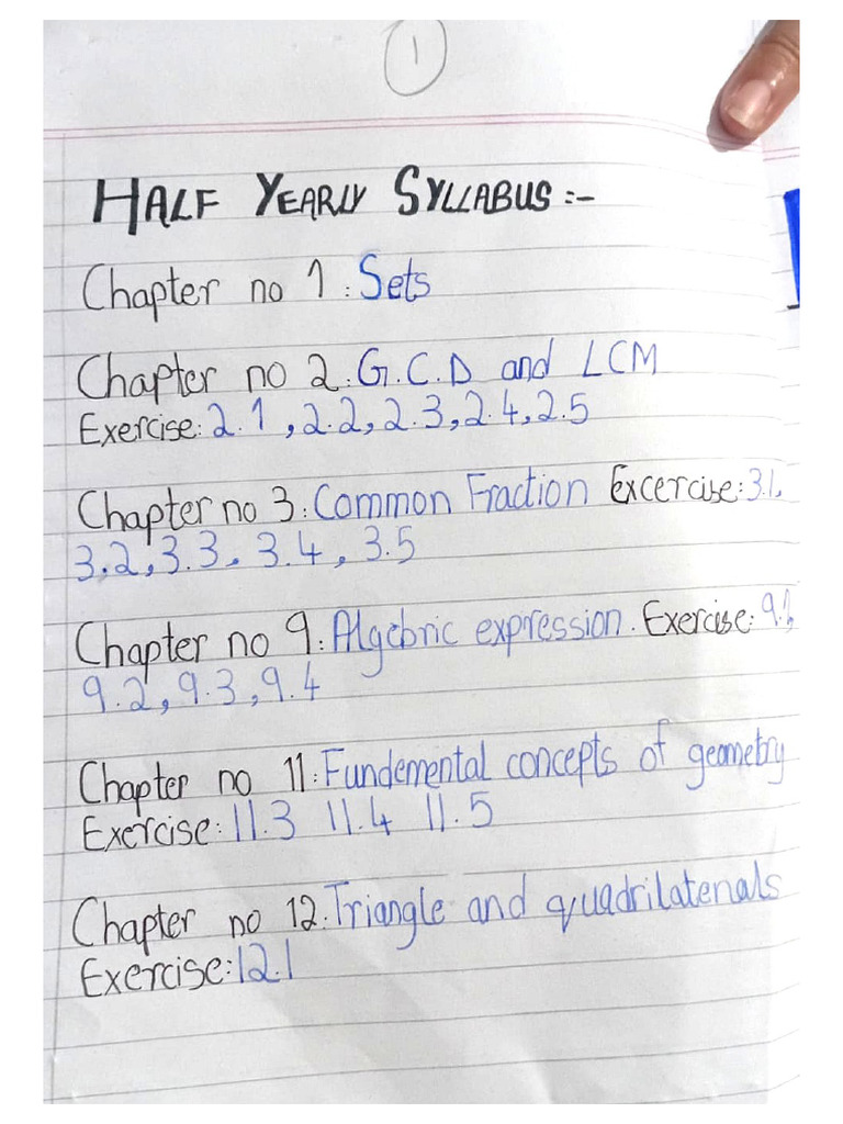 Sir Abbas Notes Maths - VI | PDF