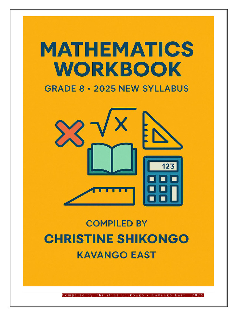 Grade 8 Math Workbook Overview | PDF | Multiplication | Ratio