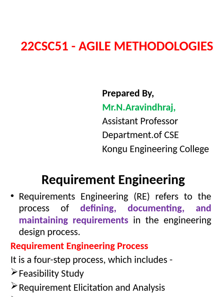 Understanding Requirements Engineering | PDF | Computing | Systems ...