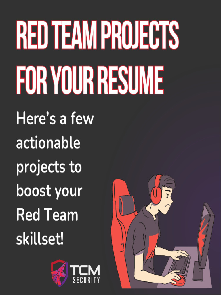 Red Team Project Ideas for Resumes | PDF