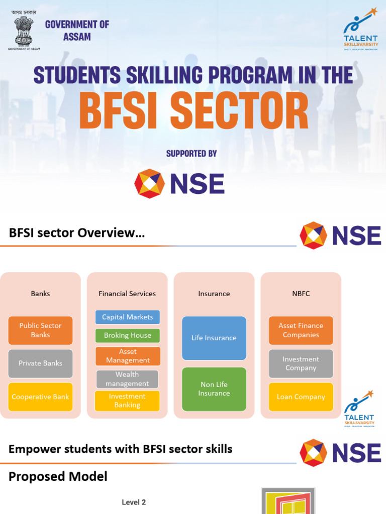 BFSI Student Skilling Program Overview | PDF | Investing | Securities ...