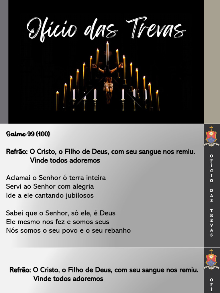Salmo 99: Louvor e Redenção em Cristo | PDF | Oração | Pecado