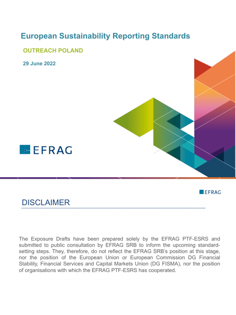 ESRS Draft Standards Public Consultation | PDF