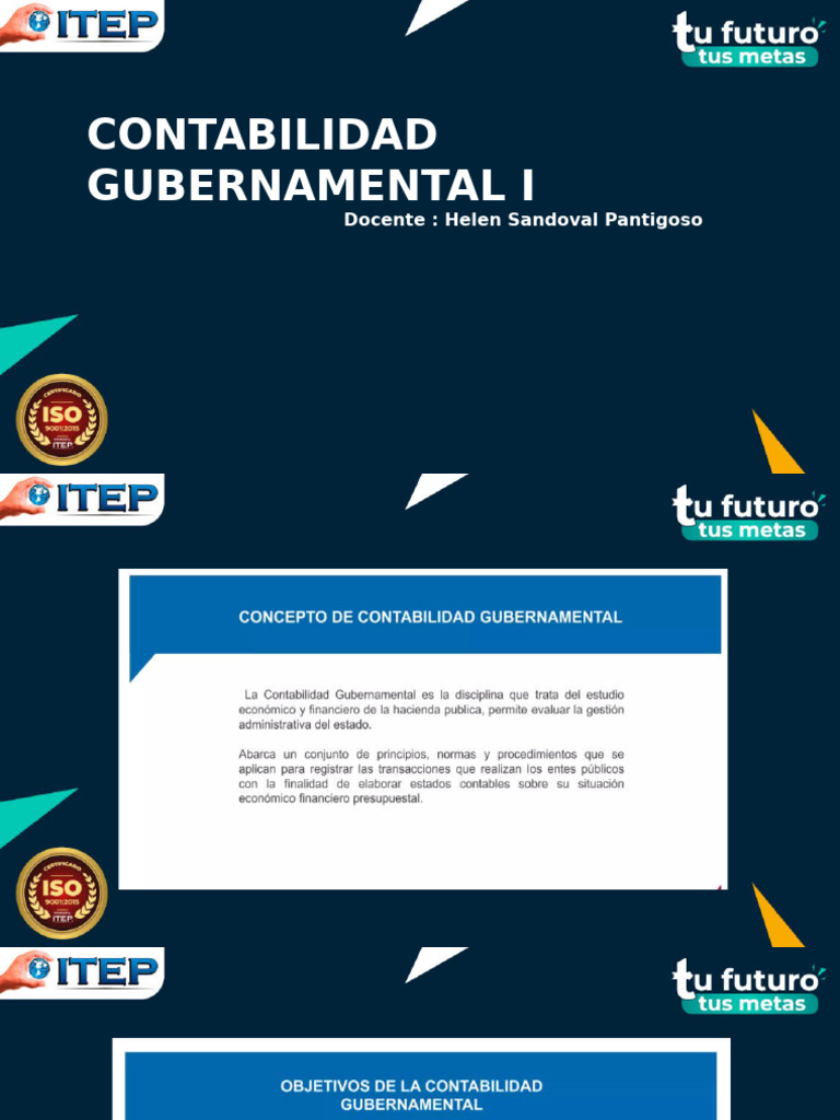 Contabilidad Gubernamental I | PDF