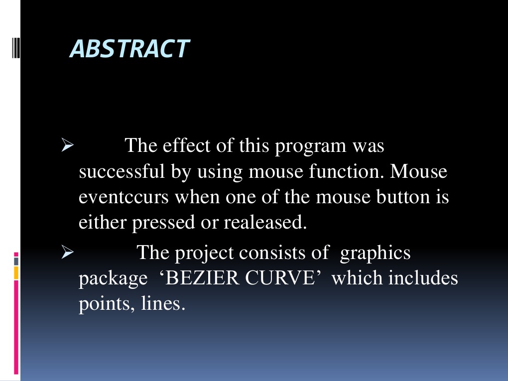 The Effect of This Program Was Successful by Using Mouse Function ...