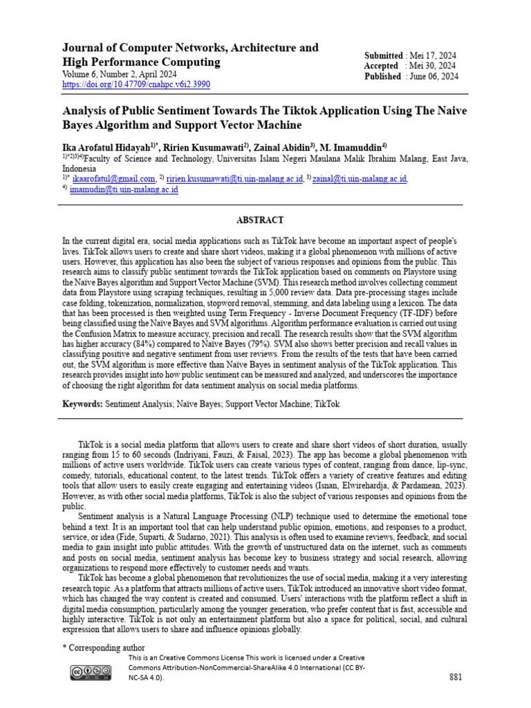 Hengki26,+analysis of Public Sentiment T | PDF | Support Vector Machine ...