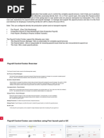 Payroll Control Center Overview