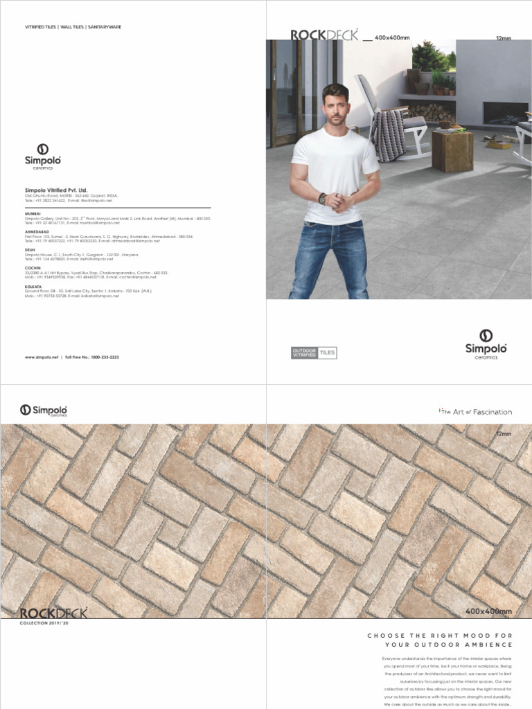 Outdoor Simpolo Rockdeck Step Riser Catalogue | PDF