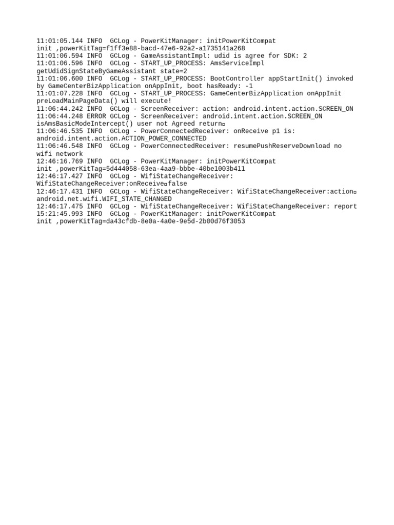 PowerKitManager Initialization Logs | PDF