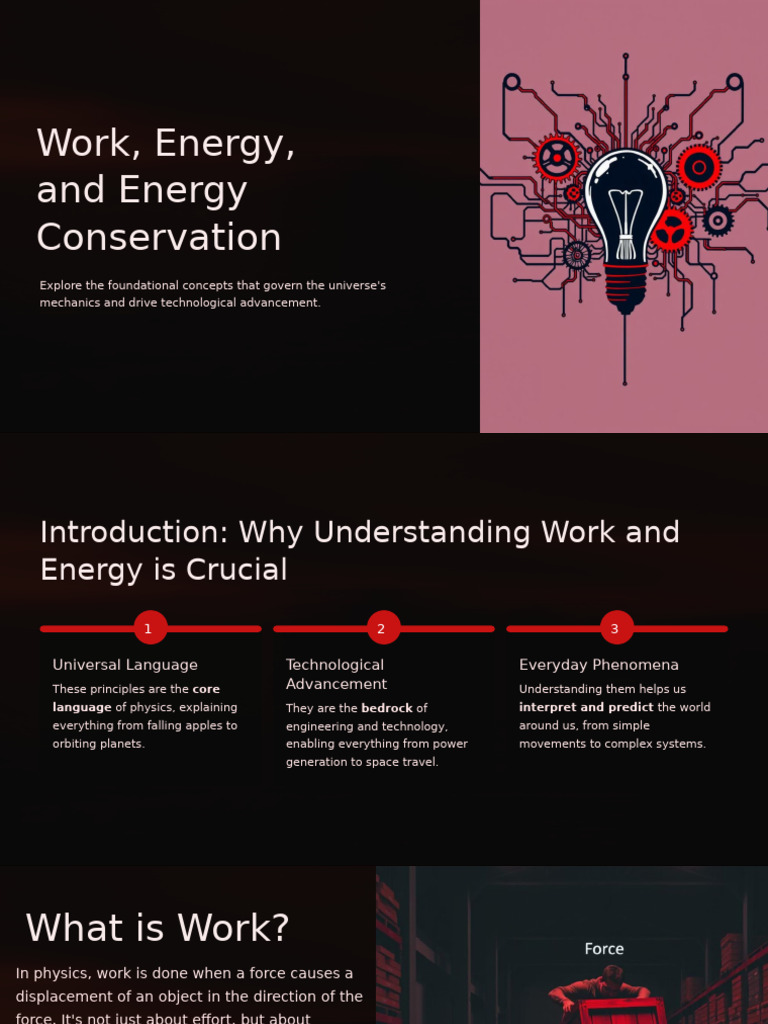 Work, Energy, and Conservation Basics | PDF | Kinetic Energy ...