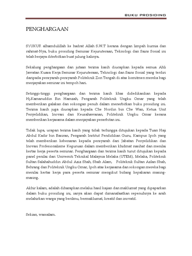 MAKLUMAT PROSIDING PENUH