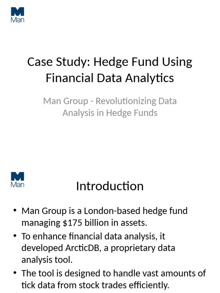 Hedge Fund Case Study With Logos | PDF