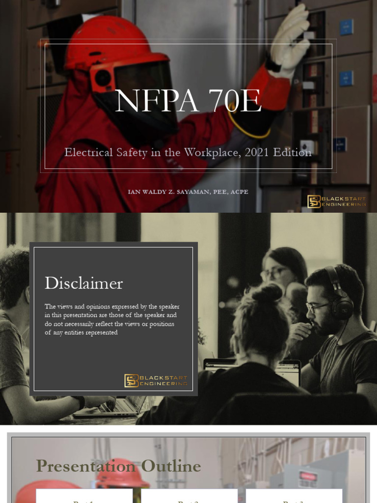 NFPA 70E 2021: Electrical Safety Overview | PDF | Occupational Safety ...