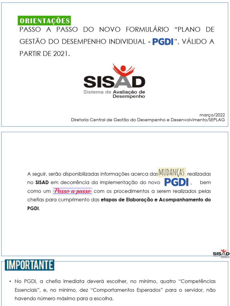 Guia Completo do PGDI 2021 | PDF | Competência (Recursos Humanos ...