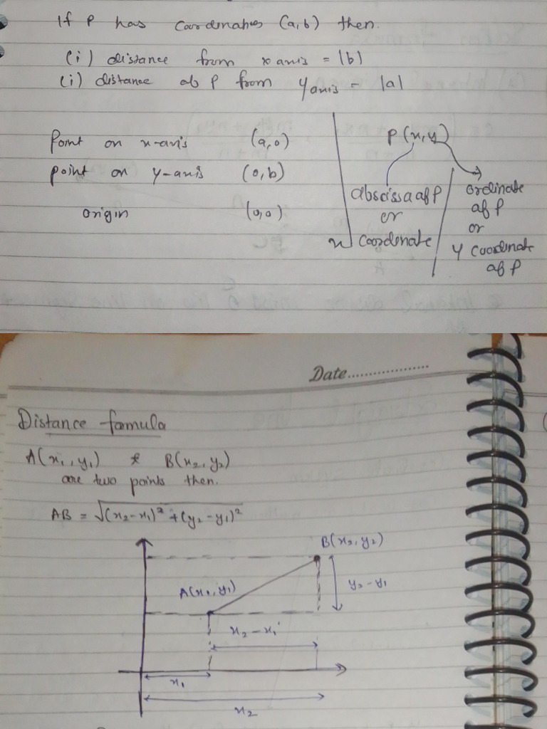 Straight Line Class 1 Jee 2026 Notes | PDF